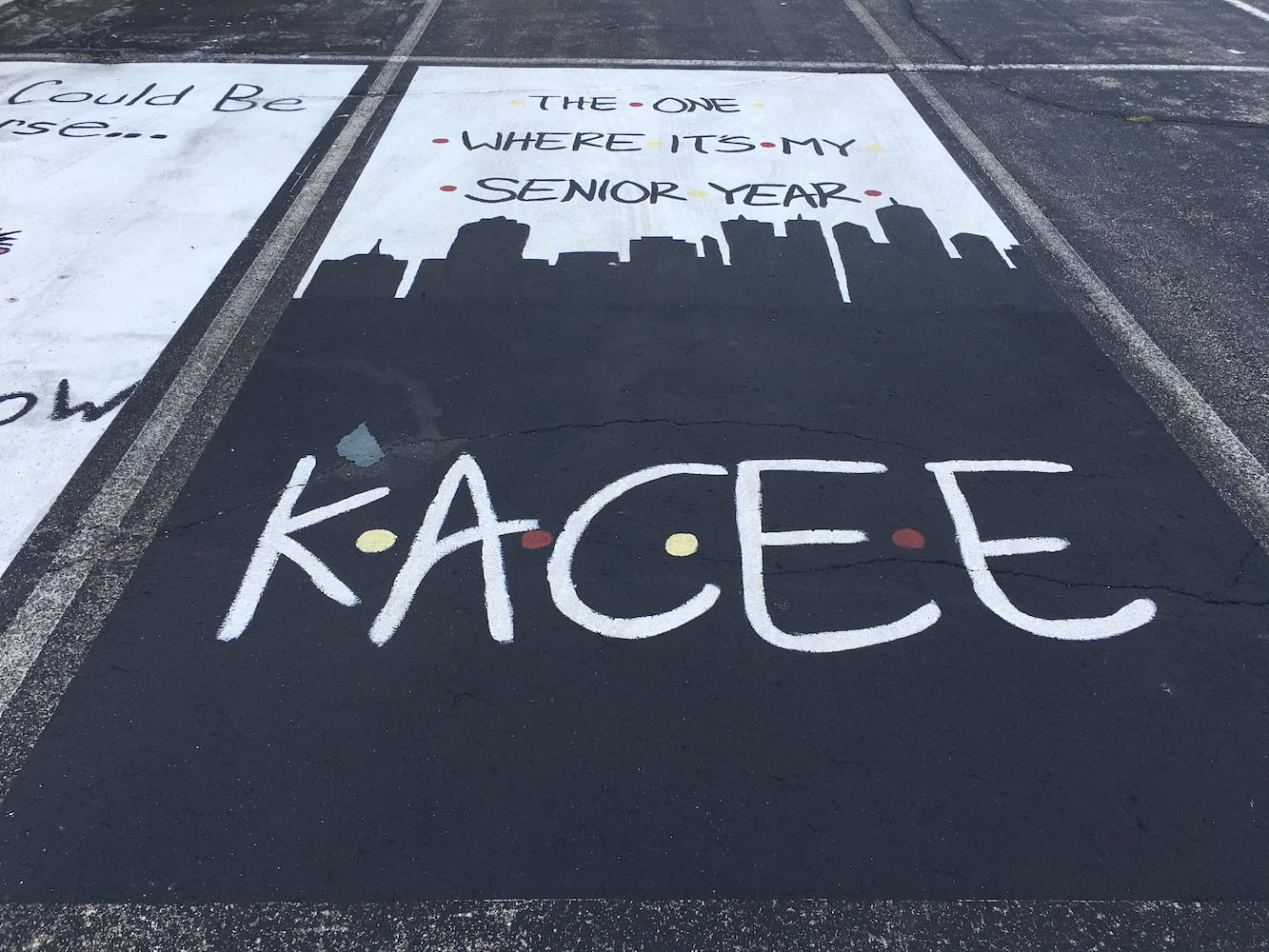 Ross senior parking lot spaces
