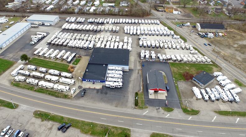 Jeff Couch’s RV Nation plans to move from New Miami to a new facility on Kennel Road in Trenton thanks to tax break granted by Butler County Commissioners. submitted