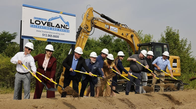 The City of Middletown held a groundbreaking ceremony Wednesday, June 19, 2024 for the $200 million Renaissance Pointe development that will be located at the corner of S.R. 122 and Union Rd. in Middletown. NICK GRAHAM/STAFF