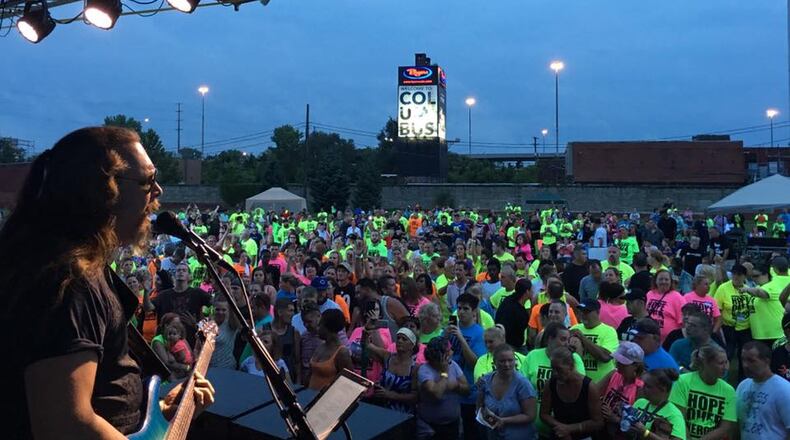 A previous Hope Over Heroin event in Columbus drew a large crowd. CONTRIBUTED