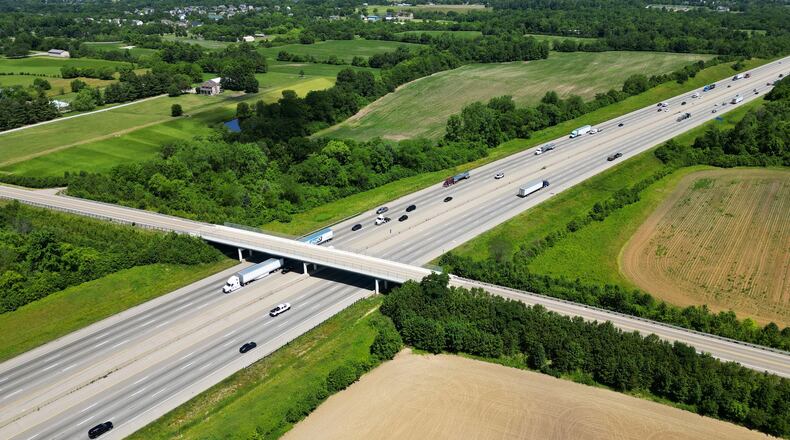 Millikin road crosses over I-75 in Liberty Township. NICK GRAHAM/STAFF