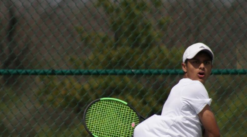Mason tennis standout Niraj Komatineni recently committed to Brown University. CONTRIBUTED