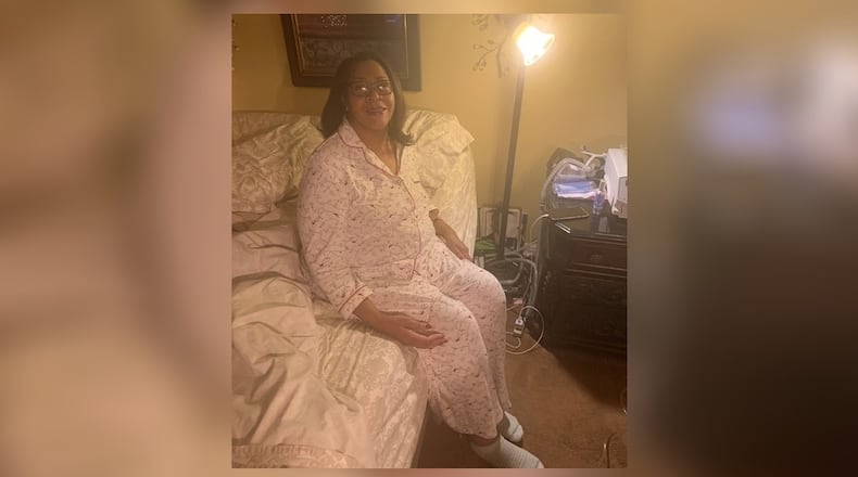 Marla Marsh, a retired school administrator, connects herself to a cycler at 9 o’clock every night and receives nine hours of home dialysis. SUBMITTED PHOTO