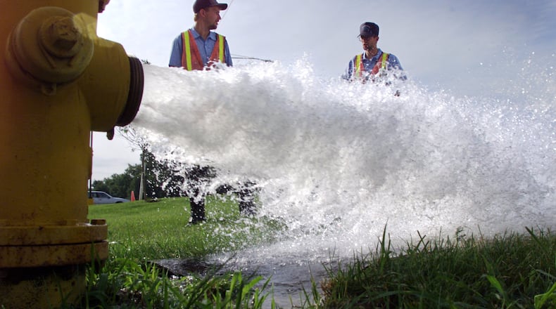Hydrant flushing