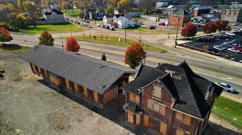 The roof and foundation, along with other things, of the relocated CSX buildings will be repaired over the next few months. It's expected to be completed in April 2024. NICK GRAHAM/STAFF