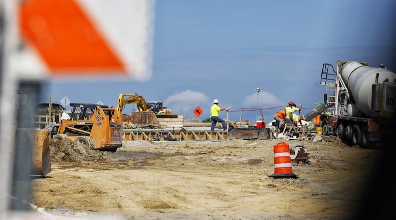 There will be overnight closures on Ohio 129 and the Liberty Interchange Wednesday through Friday, weather permitting. NICK GRAHAM/STAFF