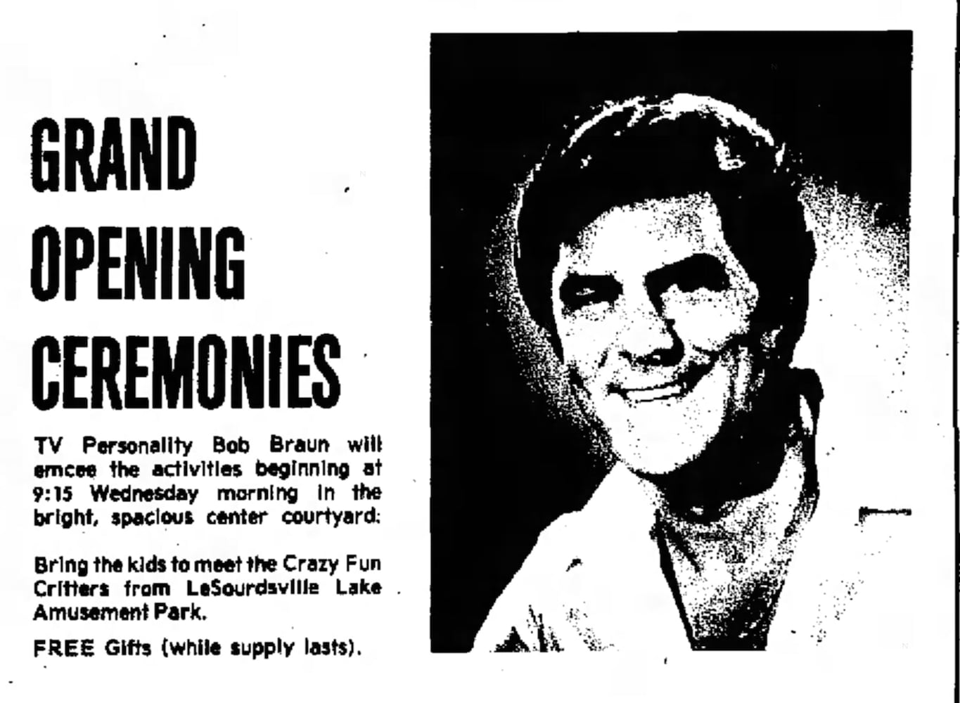 Towne Mall 1977 grand opening