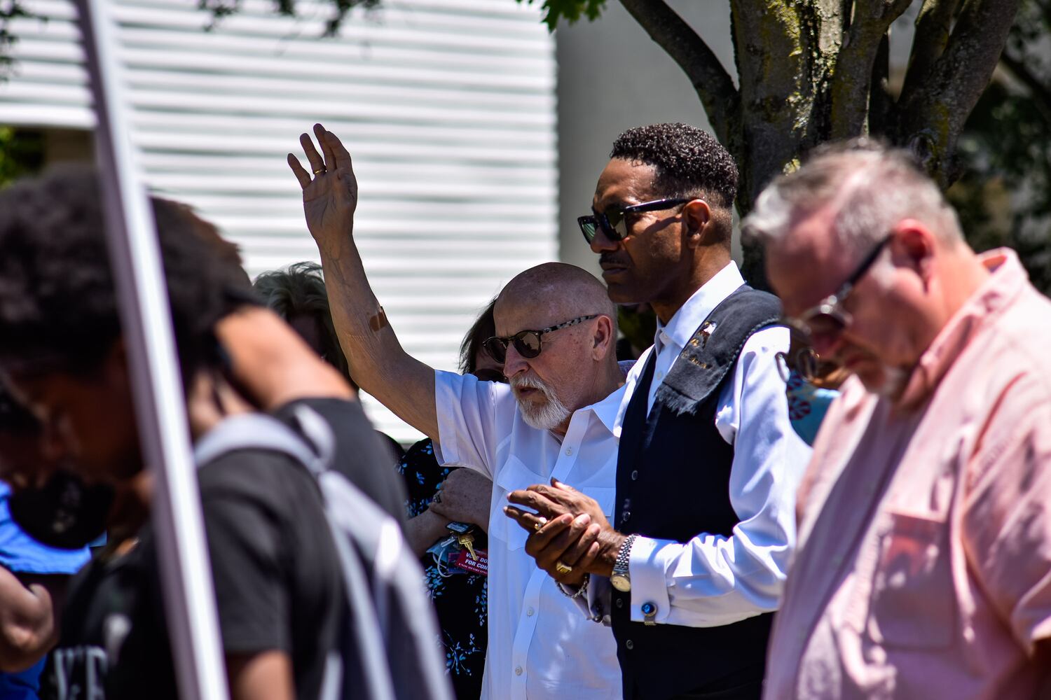 Prayer Vigil held at Bailey Square in Hamilton