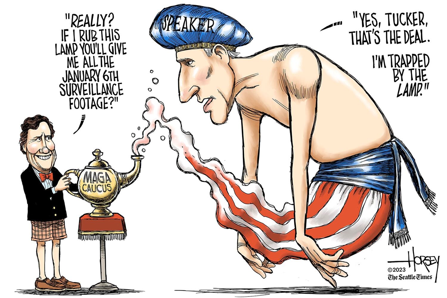 WEEK IN CARTOONS: Dilbert, Chicago mayor’s race, George Santos and more