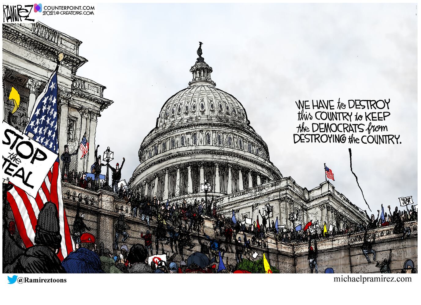 Week in cartoons: Georgia election, Capitol riots and more