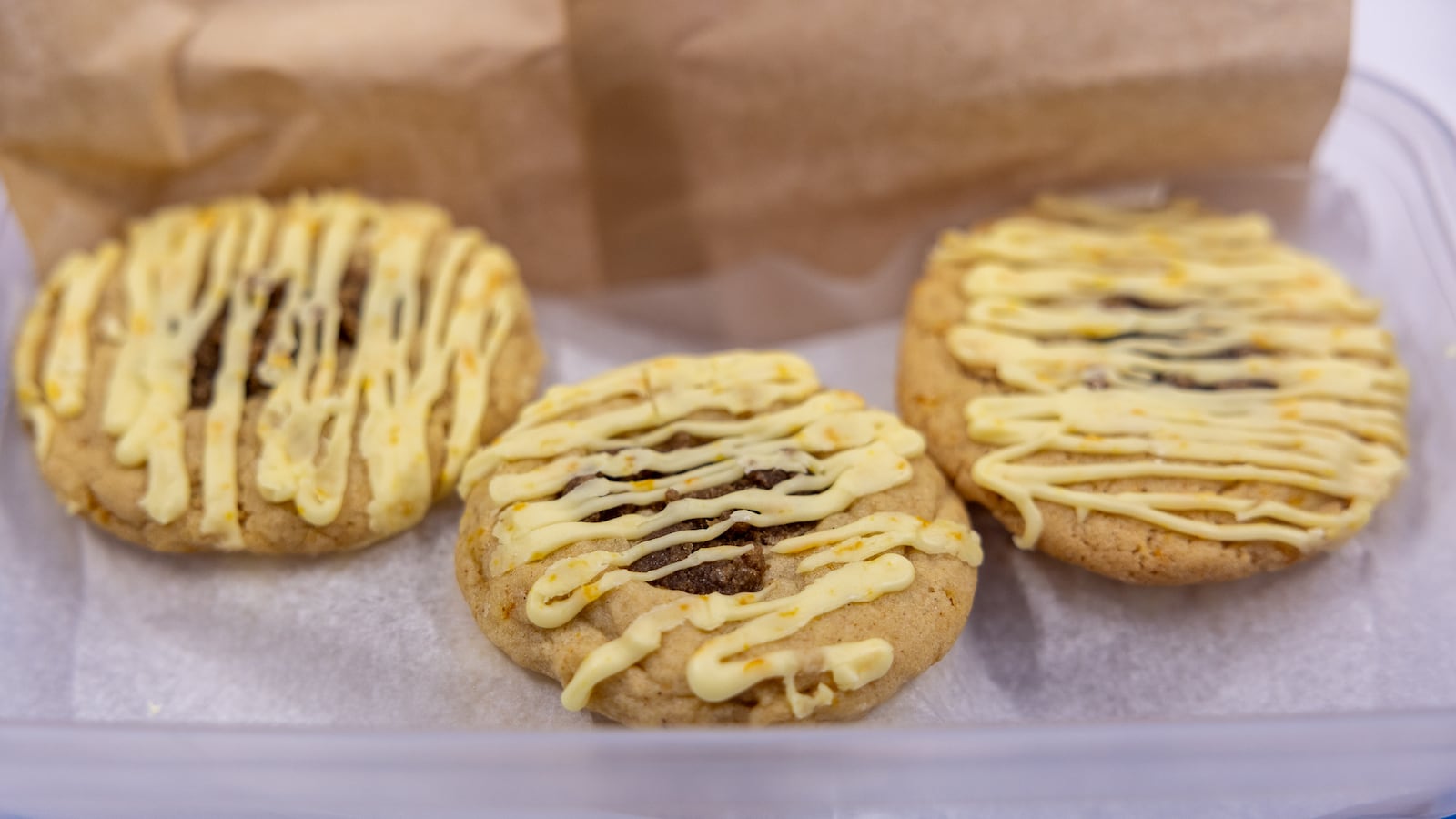 Beth Harper of Fairborn placed in the top 12 of the 2025 Dayton Daily News Holiday Cookie Contest with her Orange Cinnamon Roll Cookies. BRYANT BILLING/STAFF