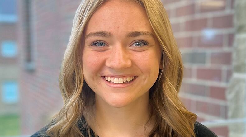 Kaitlyn Burger is receiving the Youth Leader of Tomorrow Drum Major award at the Lebanon's  MLK Commemoration program today. Provided photo