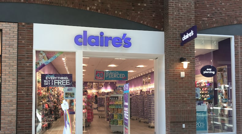 Claire’s recently opened a new location inside the Foundry, Liberty Center’s indoor mall. ERIC SCHWARTZBERG/STAFF