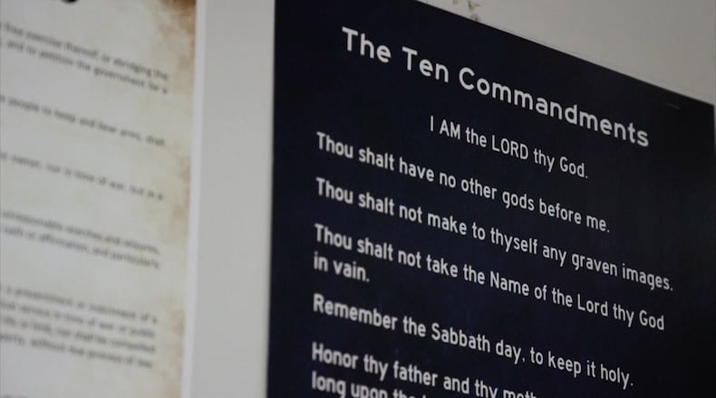 Ten Commandments. AP PHOTO