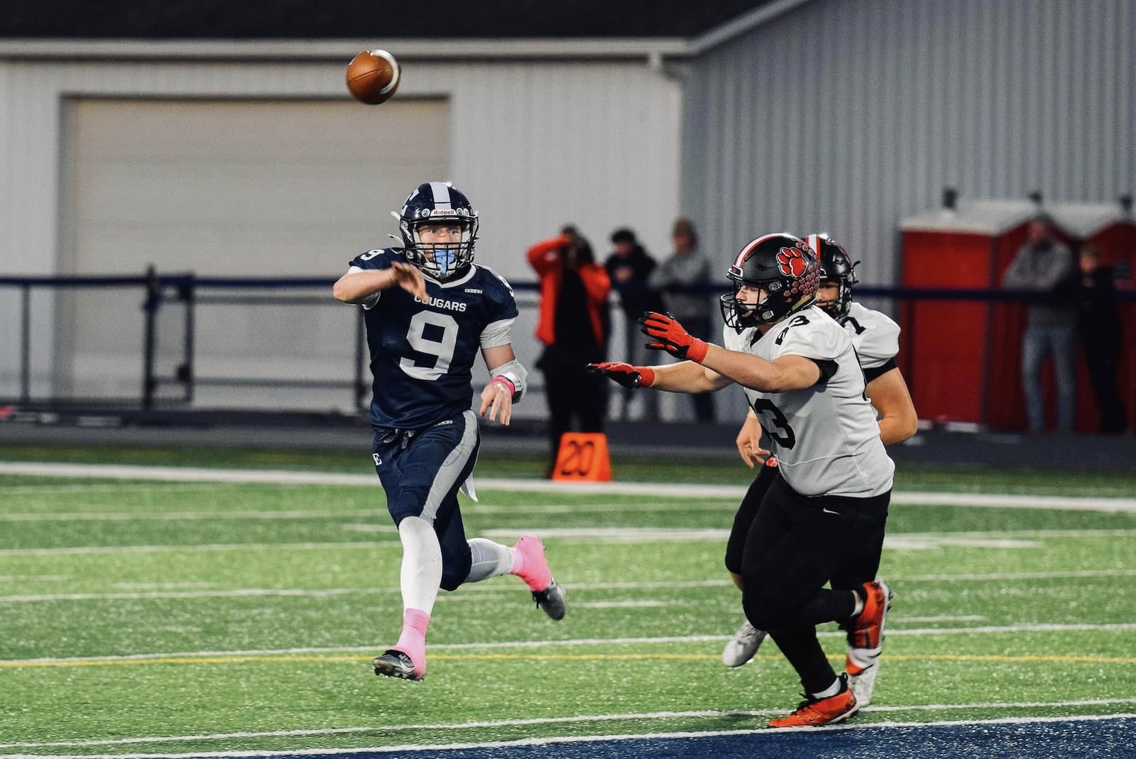 Edgewood's Carter Breedlove throws a pass against Franklin during a game last season. JORDAN PHILLIPS / CONTRIBUTED