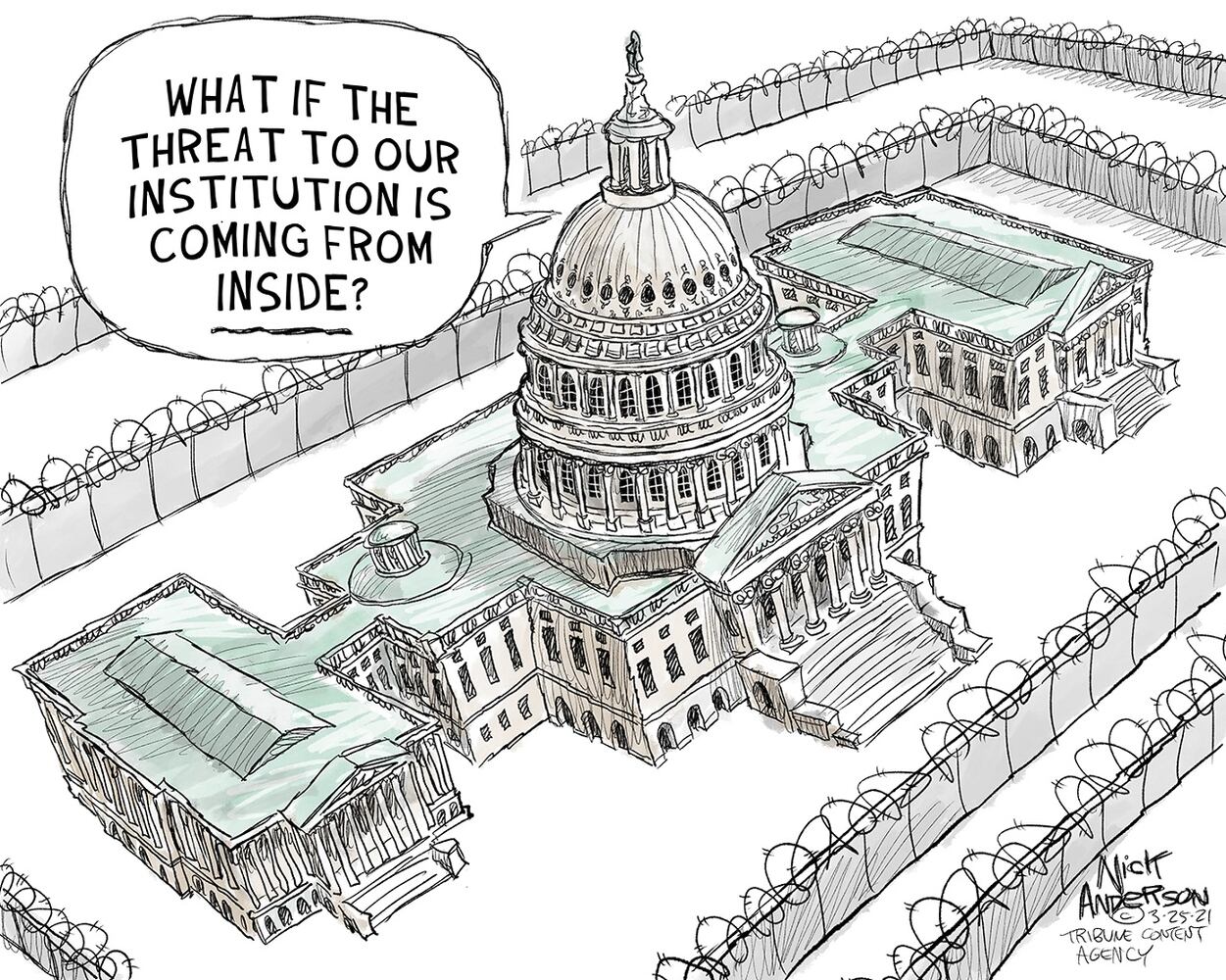 Week in cartoons: Biden press conference, Georgia voting rules and more