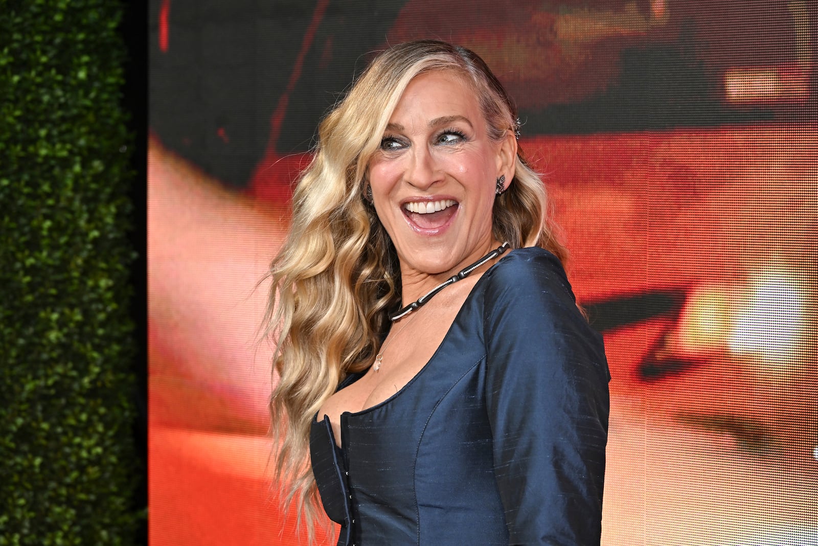 Sarah Jessica Parker attends the premiere of "And Just Like That..." Season 3 at the Crane Club on Wednesday, May 21, 2025, in New York. (Photo by Evan Agostini/Invision/AP)