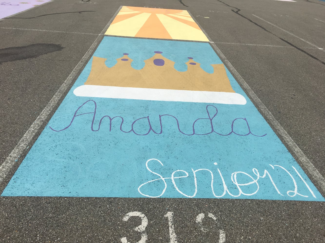 Lakota West High School parking lot spaces