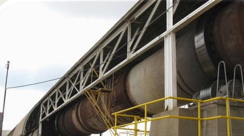 This is what a kiln used to convert calcium carbonate sludge into calcium oxide, more commonly known as quicklime. Hamilton’s water works use quicklime to soften the city’s water, and the sludge is a biproduct. PROVIDED