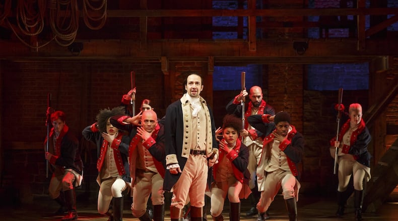 "Hamilton: An American Musical" will have its local premiere Jan. 26-Feb. 6, 2022 at the Schuster Center courtesy of Dayton Live.