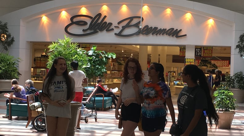 All Elder-Beerman stores shut down last week, but the company is reportedly making a reappearnace online. STAFF PHOTO / HOLLY SHIVELY