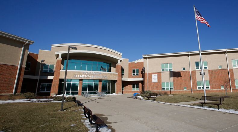 Five Points Elementary School in Springboro. Staff file photo by Ty Greenlees