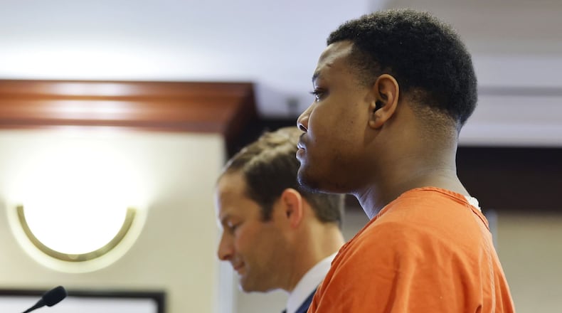Jordan Spain pleaded guilty Monday to involuntary manslaughter with the a gun specification for the 2018 shooting death of 16-year-old Sydney Garcia-Tovar. NICK GRAHAM/STAFF