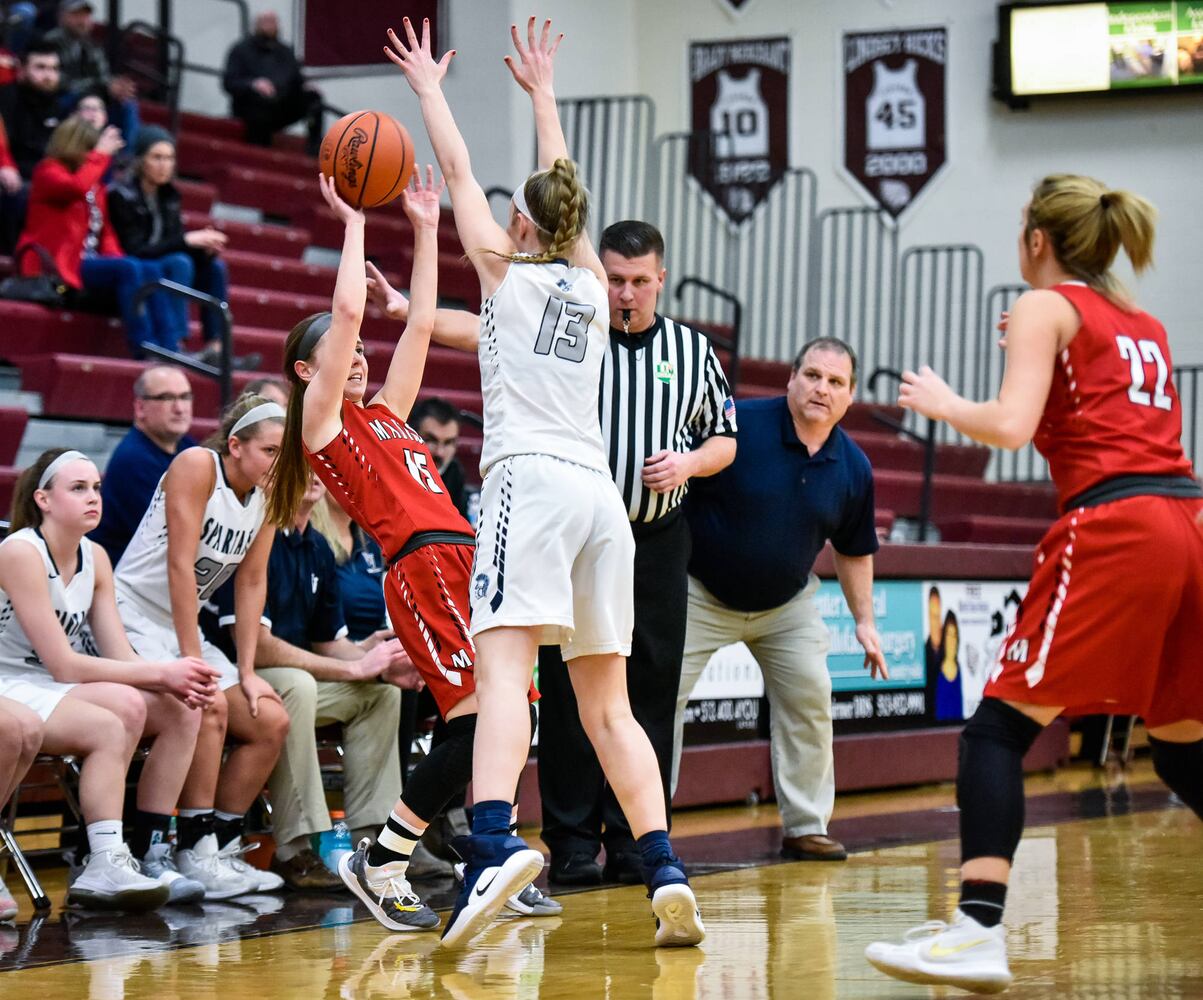 Madison vs Valley View girls sectional basketball