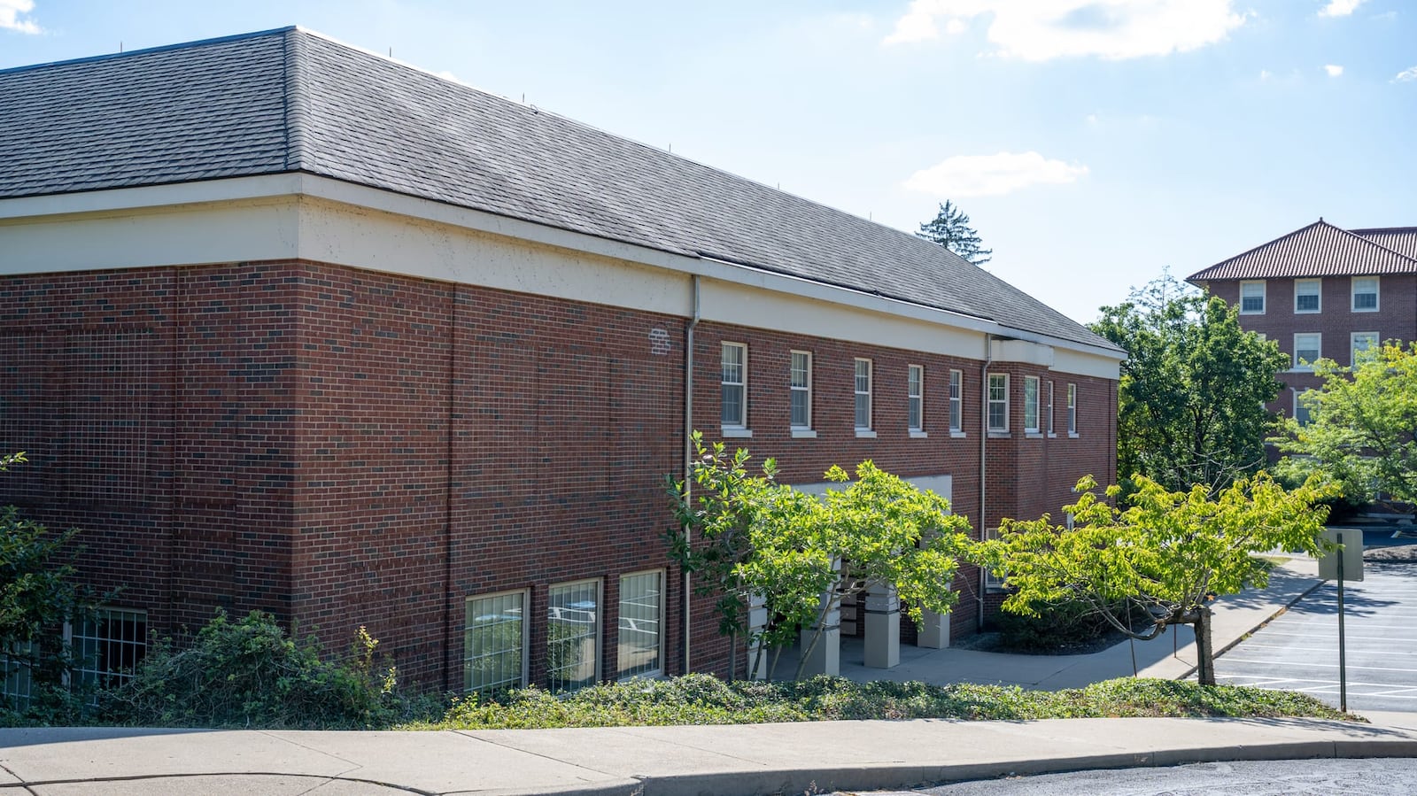 Williams Hall is situated at 350 S. Oak St. on the Oxford campus of Miami University. The university has issued a request for qualifications for it to be demolished over the summer of 2026. PHOTO BY AIDAN CORNUE