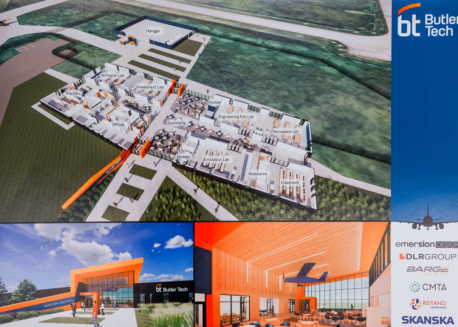 Butler Tech aviation program's new school at the Middletown Regional Airport is scheduled to open in February 2026. (Provided)