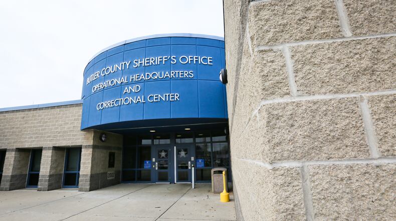 Butler County Jail on Hanover Street in Hamilton. GREG LYNCH / STAFF