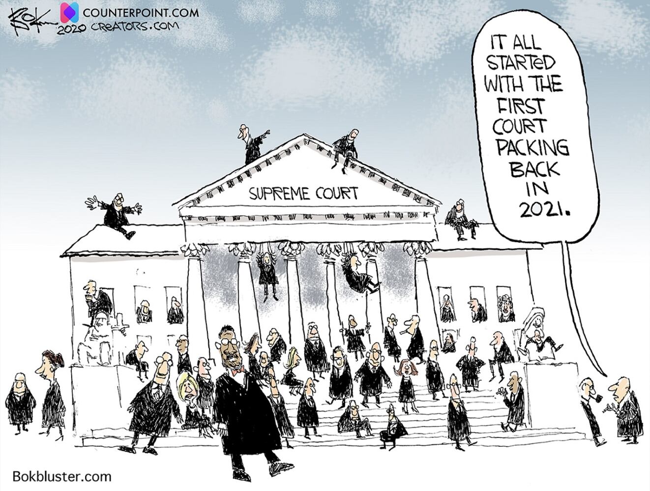 Week in cartoons: The final debate, Jeffrey Toobin and more