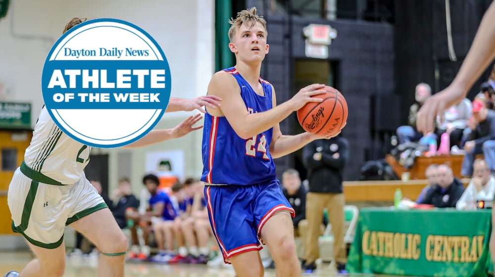 Greeneview senior Will Climie plays during a game at Jason Collier Gymnasium in Springfield. MICHAEL COOPER/CONTRIBUTED