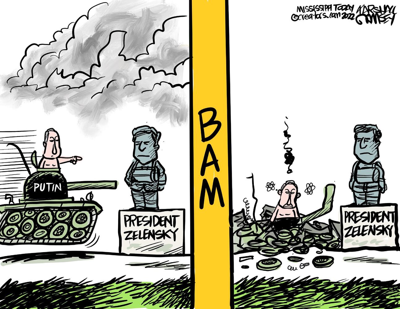 WEEK IN CARTOONS: Ukraine, Putin, baseball lockout and more