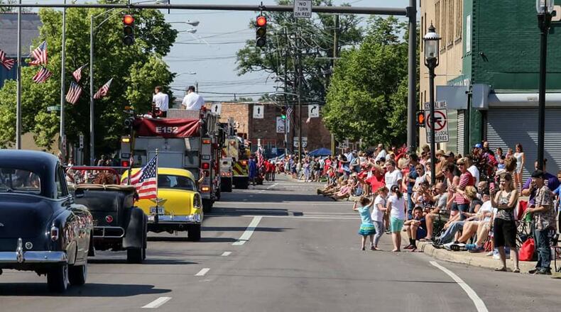 The streets were lined were spectators during the 2019 Memorial Day Parade in Middletown. This year's parade is set for May 30. SUBMITTED PHOTO