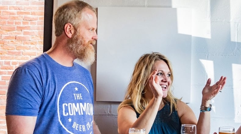 Mark and Amy Lortz opened The Common Beer Co. in Mason on Oct. 5. (Photo: Provided/Common Beer Co.)
