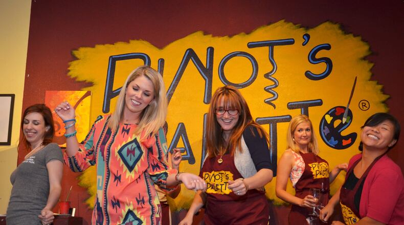 Pinot’s Palette and FigLeaf Brewing are collaborating on a Painting and Brews event that might be more like a party than an art class. CONTRIBUTED