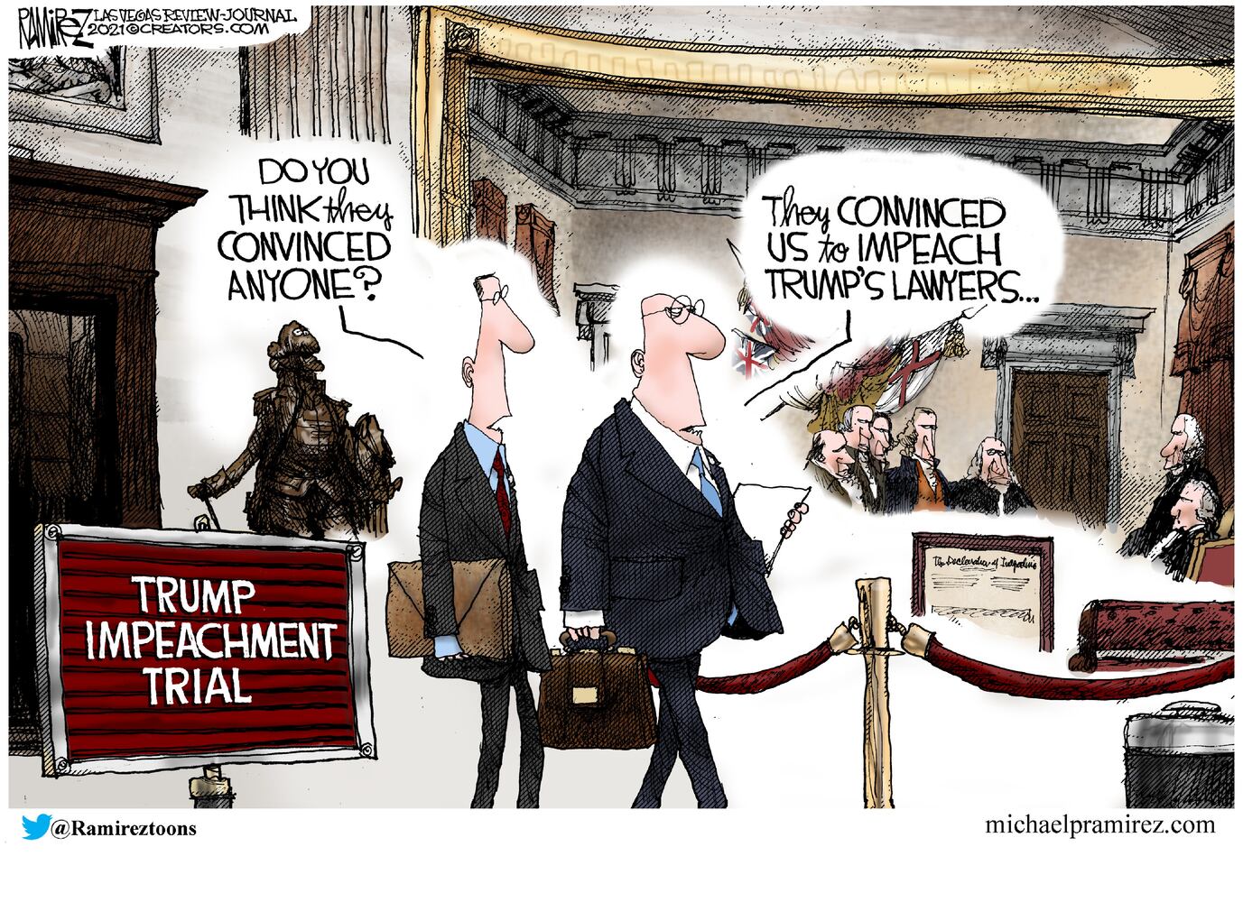 Week in cartoons: Trump impeachment trial and more