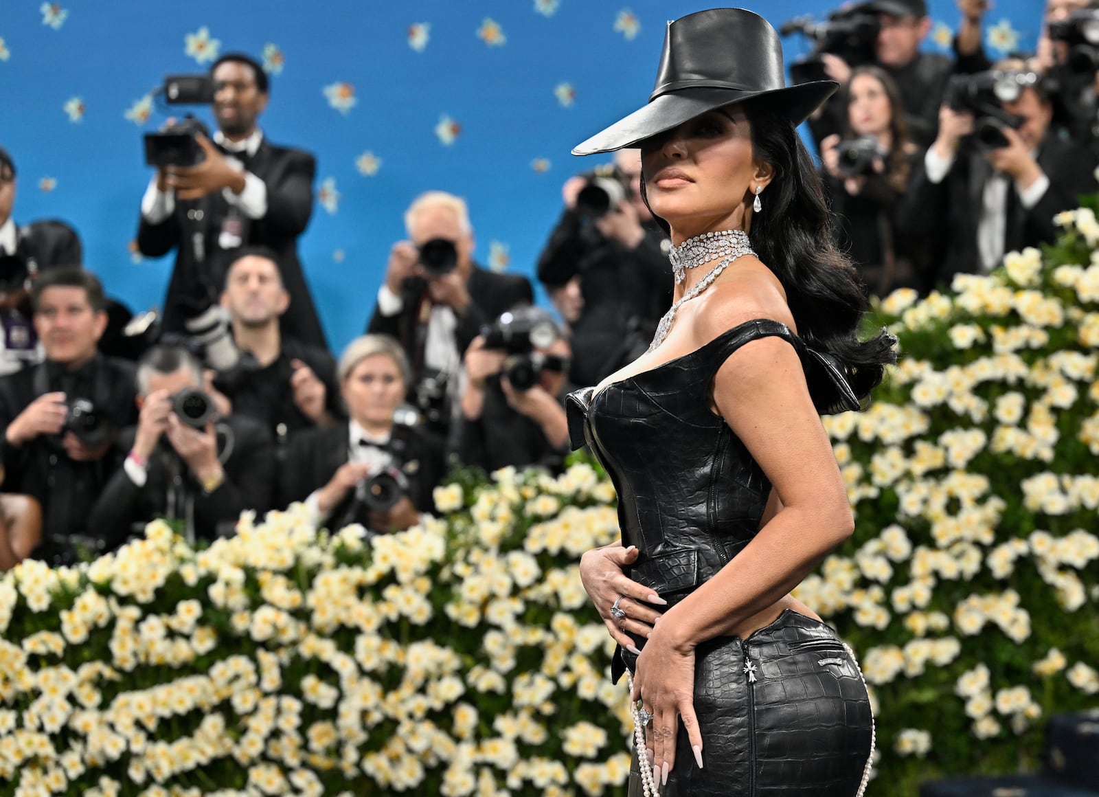 FILE - Kim Kardashian attends The Metropolitan Museum of Art's Costume Institute benefit gala on May 5, 2025, in New York. (Photo by Evan Agostini/Invision/AP, File)