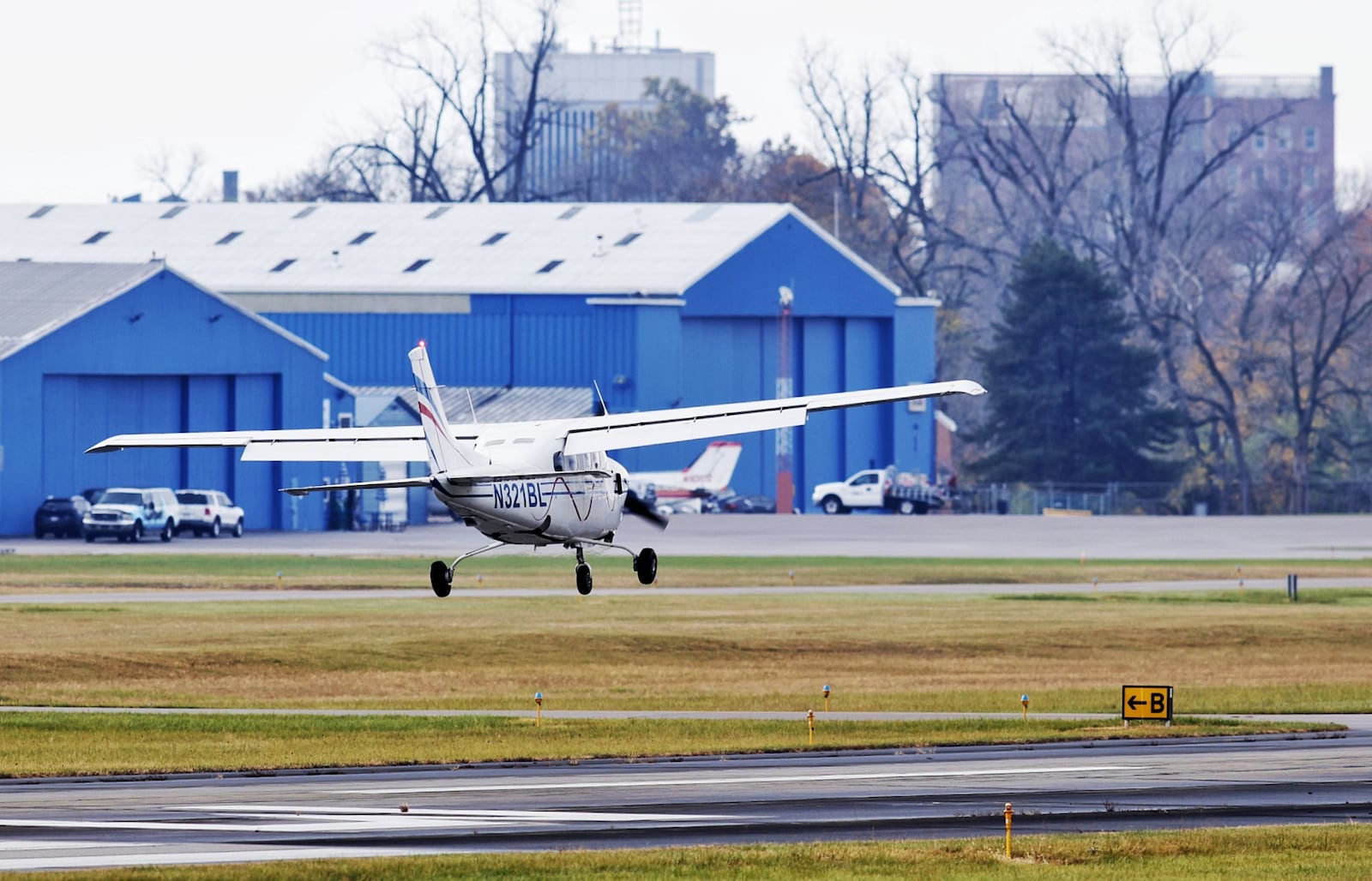 In addition to working as an airport, there is a flight school, self-serve fueling station, airport maintenance, salvage shop and Start Skydiving. NICK GRAHAM/STAFF