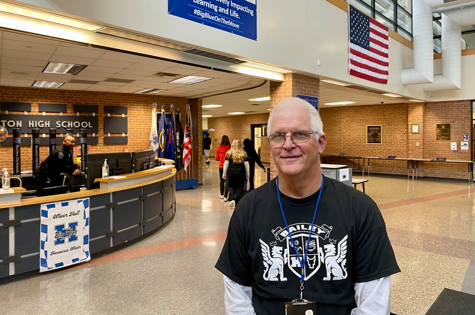 The two longest tenured teachers in Hamilton Schools recently marked their record longevity with gratitude this Thanksgiving season. No classroom instructors in the 9,000-Hamilton school system have been teaching students longer than Hamilton High School social studies teacher Steve Braun (pictured) and Miami School’s mathematics instructor Sherrie Morrison. (Photo By Michael D. Clark/Journal-News)