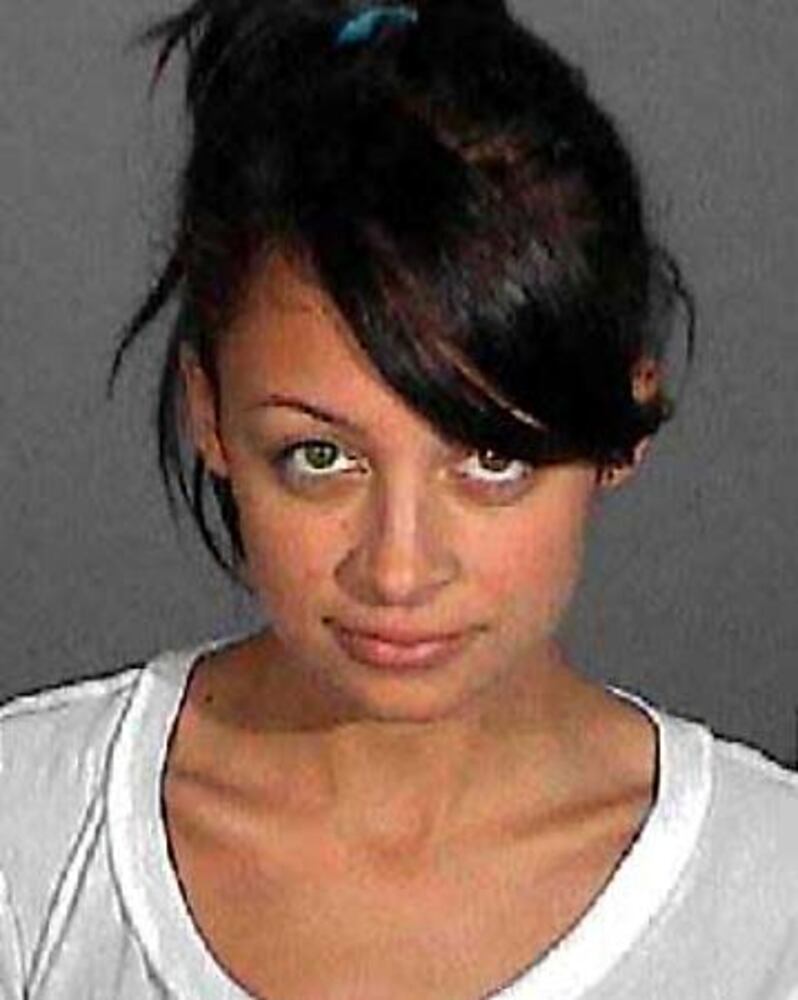 Celebrity mugshots