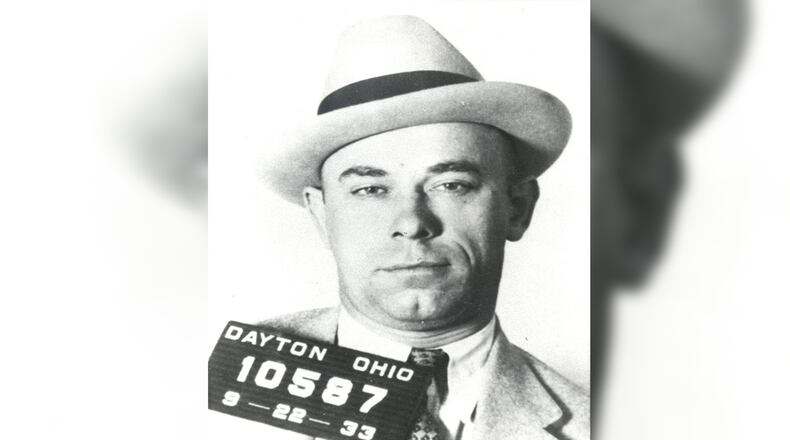Sept. 22, 1933 Dayton arrest photo of John Dillinger. DAYTON DAILY NEWS ARCHIVE