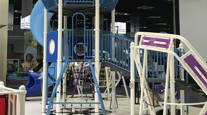 This is some of the new playground equipment that will be installed at a new park in Hamilton’s Jefferson neighborhood.