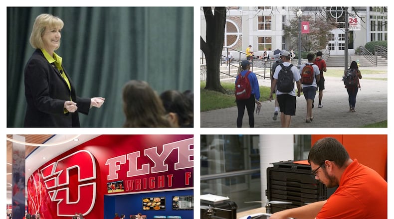 Wright State, UD, Sinclair and several other colleges made a lot of news in 2017.