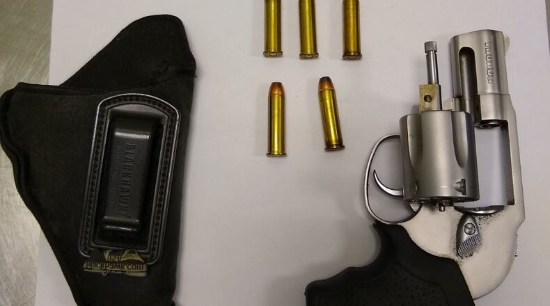 TSA found this Taurus .357 Magnum in a carry on bag this morning.