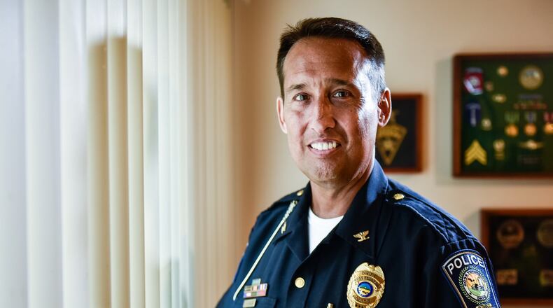 Ross Twp. Police Chief Darryl Haussler has cheated death on a number of occasions, but he will get a whole lease on life in a couple weeks when a church friend donates her kidney. Haussler, 53, suffers from a rare, painful and incurable disease called scleroderma. Maria Wessel — who works with Haussler’s wife Debbie at U.S. Bank and goes to their church in Cleves —unbeknownst to the Hausslers had herself tested to be a kidney donor earlier this year and is a perfect match. Haussler has been going to dialysis three times a week for several years. NICK GRAHAM/STAFF