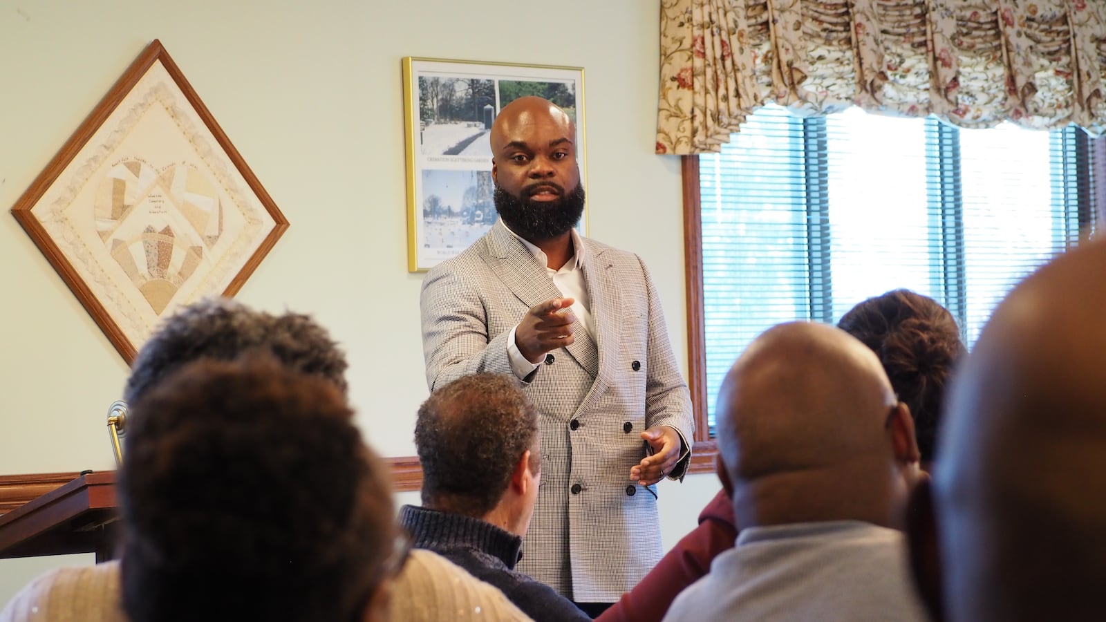 Norman Spence, president of Kettering Health Hamilton, gave the keynote speech at a free breakfast sponsored by Middletown NAACP No. 3194 on Monday, Jan. 19, 2026. He focused on the health and state of the local Black community and how neighbors can lift each other up. BRYN DIPPOLD/STAFF