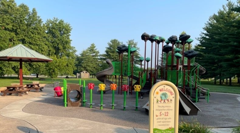 The playground at Rentschler Forest MetroPark in Fairfield Twp. was voted best in Butler County this year. It is considered a crown-jewel playground among all the Butler County MetroParks. CONTRIBUTED