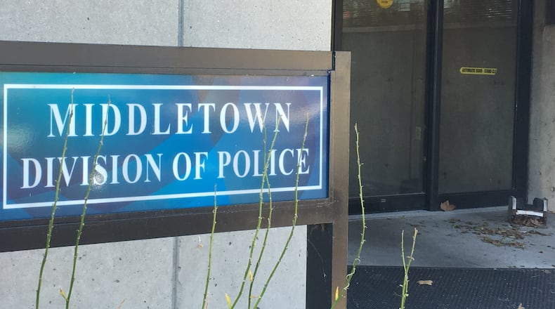 Ernest Thyot II, of Middletown, was charged with criminal damaging, criminal trespass and disorderly conduct to wit intoxication after he allegedly damaged the automatic sliding doors outside the Middletown Division of Police Department lobby.